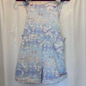 Sanrio Cinnamoroll Dungaree Shorts-SMALL